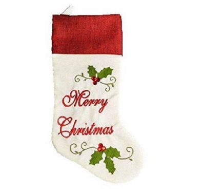 Buy Merry Christmas Holly Stocking from our All Christmas range - Tesco