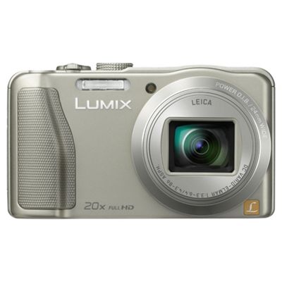 Buy Panasonic Lumix TZ35 Digital Camera Silver 20X Optical Zoom 16MP 3 ...