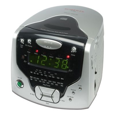 Buy Roberts Radios 3-Band Dual Alarm Stereo Clock Radio with CD Player ...