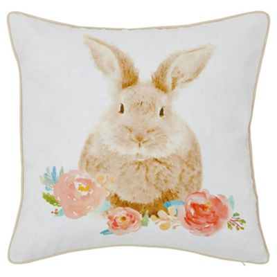 Buy Tesco Watercolour Rabbit Cushion from our Cushions range - Tesco