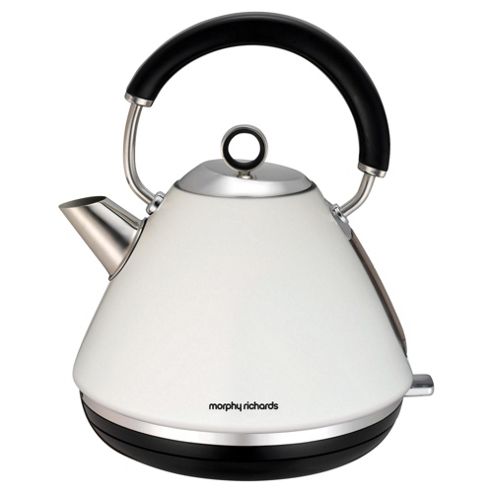 Buy Morphy Richards Pyramid Kettle, 1.5L - White from our Traditional ...