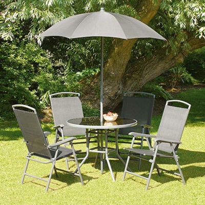 Buy Black Havana 92cm 4 seat Garden and Patio Set from our 