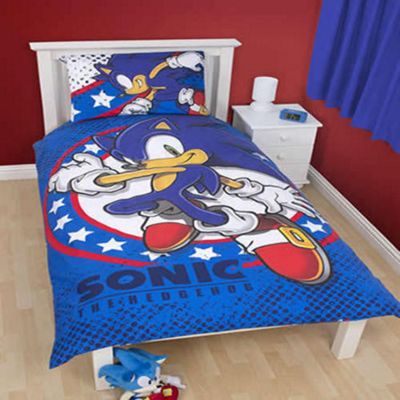 Sonic Bedroom Amazon Com Sega Sonic The Hedgehog Twin Comforter
