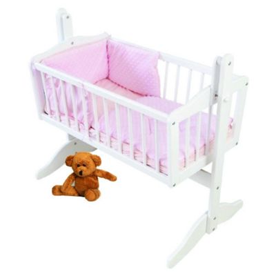 Preciouslittleone Crib Set Dimple Pink