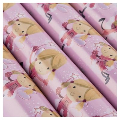 Buy Tesco Chilli Fairy Christmas Wrapping Paper, 10m from our Christmas