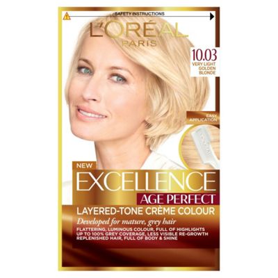 Buy L'Oreal Paris Excellence Age Perfect 10.03 Very Light Golden Blonde ...