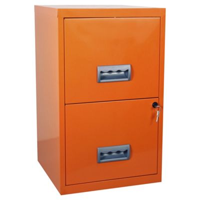Buy Pierre Henry A4 2 Drawer Maxi Filing Cabinet Orange From Our