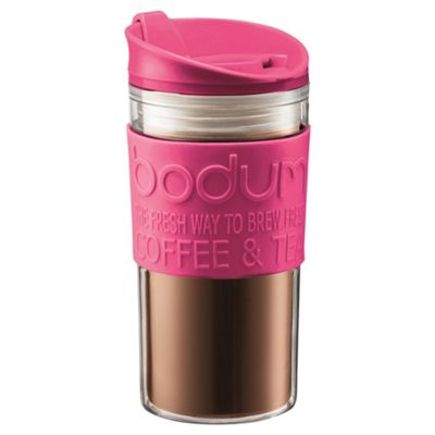 bodum travel mug pink