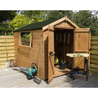 Buy 6 x 6 Sutton Premier Tongue &amp; Groove Apex Shed Garden ...