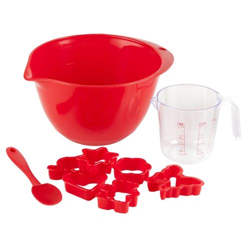 Buy Tesco Kids Mixing Bowl Set - Red from our Baking Accessories range ...