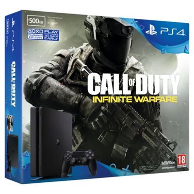 PS4 Slim 500GB Call of Duty Infinite Warfare Console Bundle Black (D Chassis)