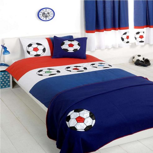 Buy Football 4 Piece Bed Set from our Duvet Covers range - Tesco