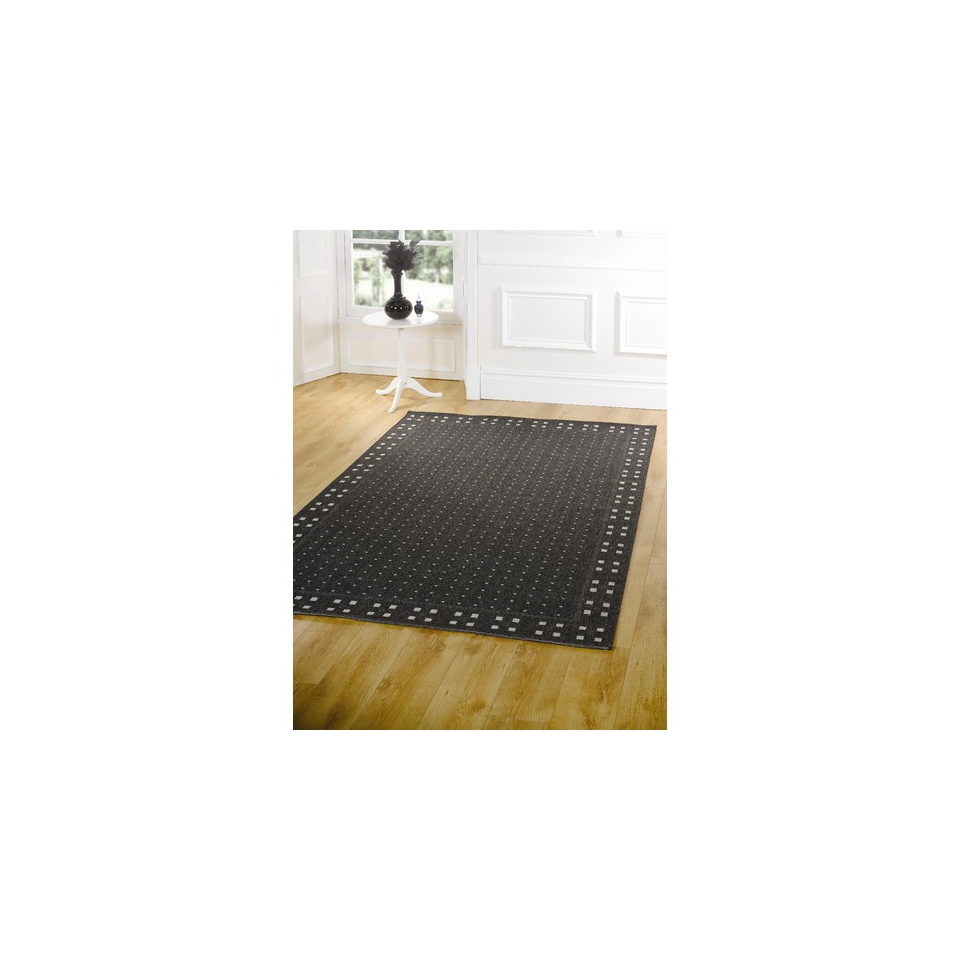 Rugs with Flair Florence Trinity Black Contemporary Rug/Runner   120cm 