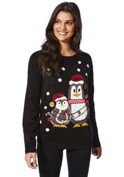 Women's Christmas Jumpers | F&F - Tesco