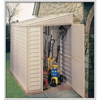 Buy 4ft x 8ft Plastic Sidemate Pvc 4x8 Shed With Steel 