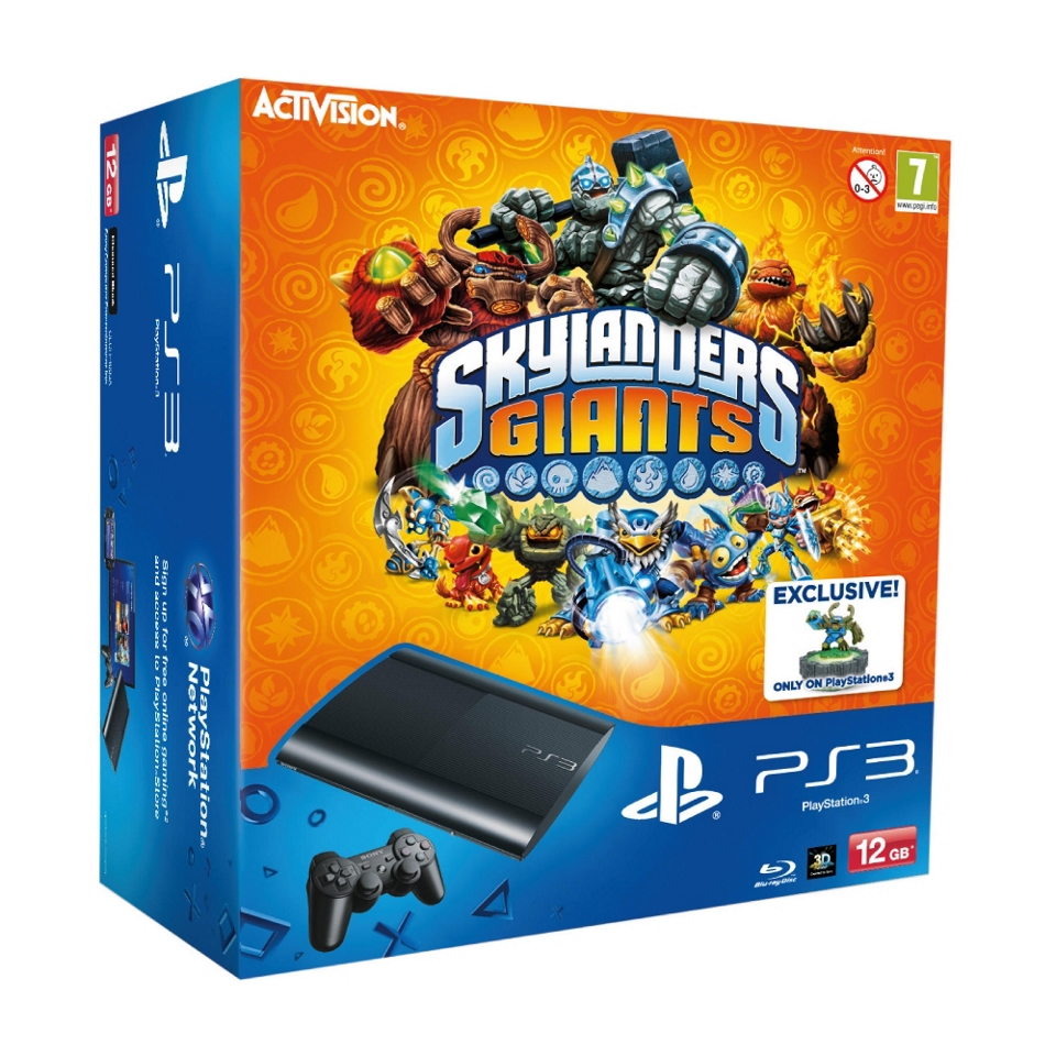 PlayStation 3 12GB Super Slim Console with Skylanders Giants (Bundle)