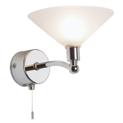 Buy Endon Lighting One Wall Light with Pull Switches in Chrome from our ...