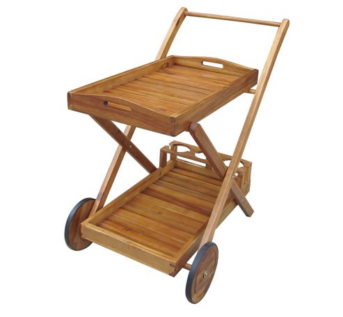 Buy Bentley Garden Wooden Portable Food & Drinks Trolley from our ...