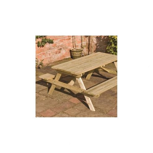 Buy 5Ft Wooden Picnic Bench from our Wooden Garden 