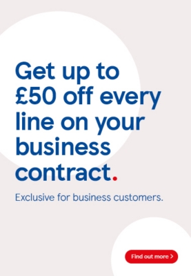 £50 off Business banner