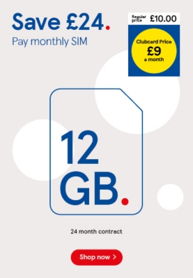 Pay monthly SIM