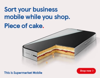 Tesco Mobile Business cake