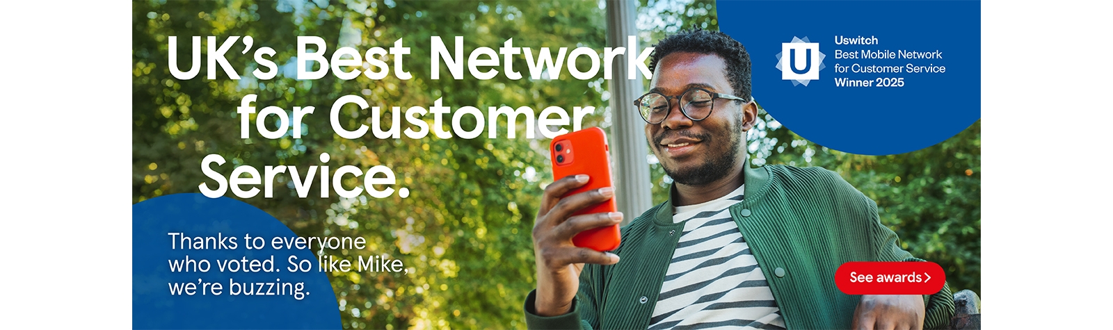 UK's best network for customer servive