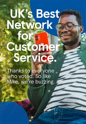 Awards and Reviews at Tesco Mobile
