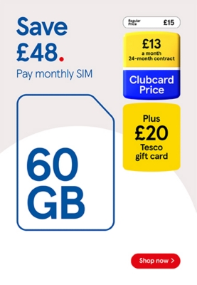 Best SIM Card Deals UK | Cheap & Data SIM Cards | Tesco Mobile