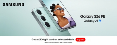 Get the new Samsung Galaxy S26 FE with Clubcard Prices and also get a &amp;#xA3;100 