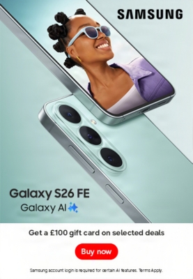 Get the new Samsung Galaxy S26 FE on Clubcard Prices and also get a &amp;#xA3;100 Te