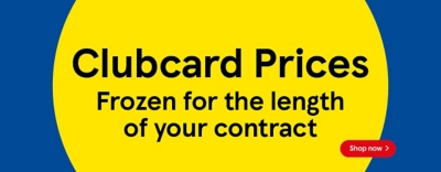 Clubcard Price offers, frozen for the length of your contract.