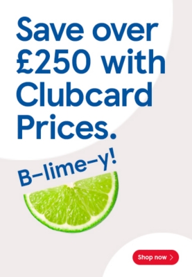 Save over £250 with Clubcard Prices B-lime-y