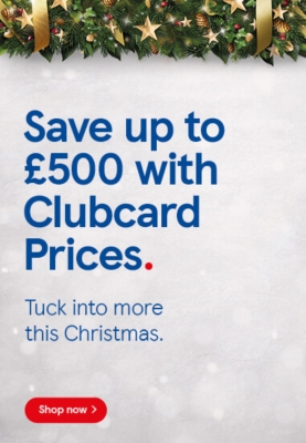 Save up to £500 with Clubcard Prices 