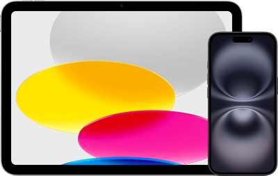 Apple iPhone 16 with Apple iPad (A16) Silver