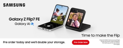 Pre-order the Samsung Galaxy Z Flip7 FE now and get double the storage