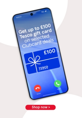 Get up to £100 Tesco gift card with selected Clubcard price deals