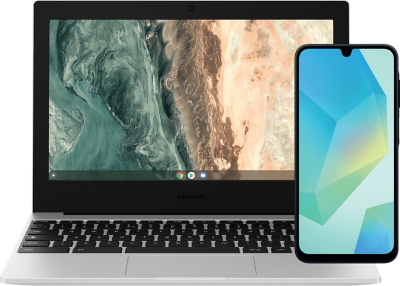 Samsung Galaxy A16 5G and Chromebook Go