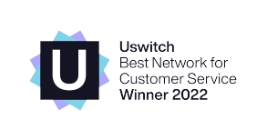 Uswitch best network for customer service winner 2022