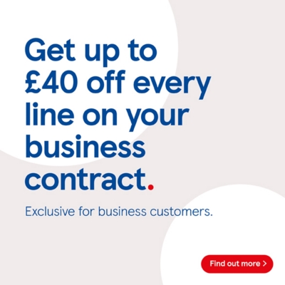 Get up to £40 off your business contract