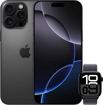iPhone 16 Pro Max with Apple Watch Series 10 for business
