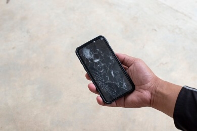 Broken screen